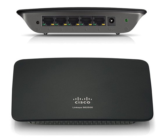 Linksys SE2500 · 5-Port Gigabit Switch