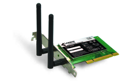 جهاز شبكات — LAN PCI CARD LINKSYS DUAL -BAND WIRELESS-WMP600N